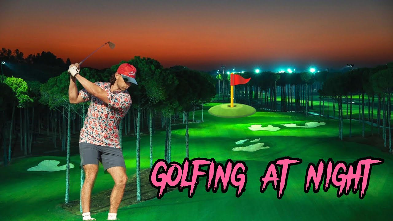 Golfing under the lights!