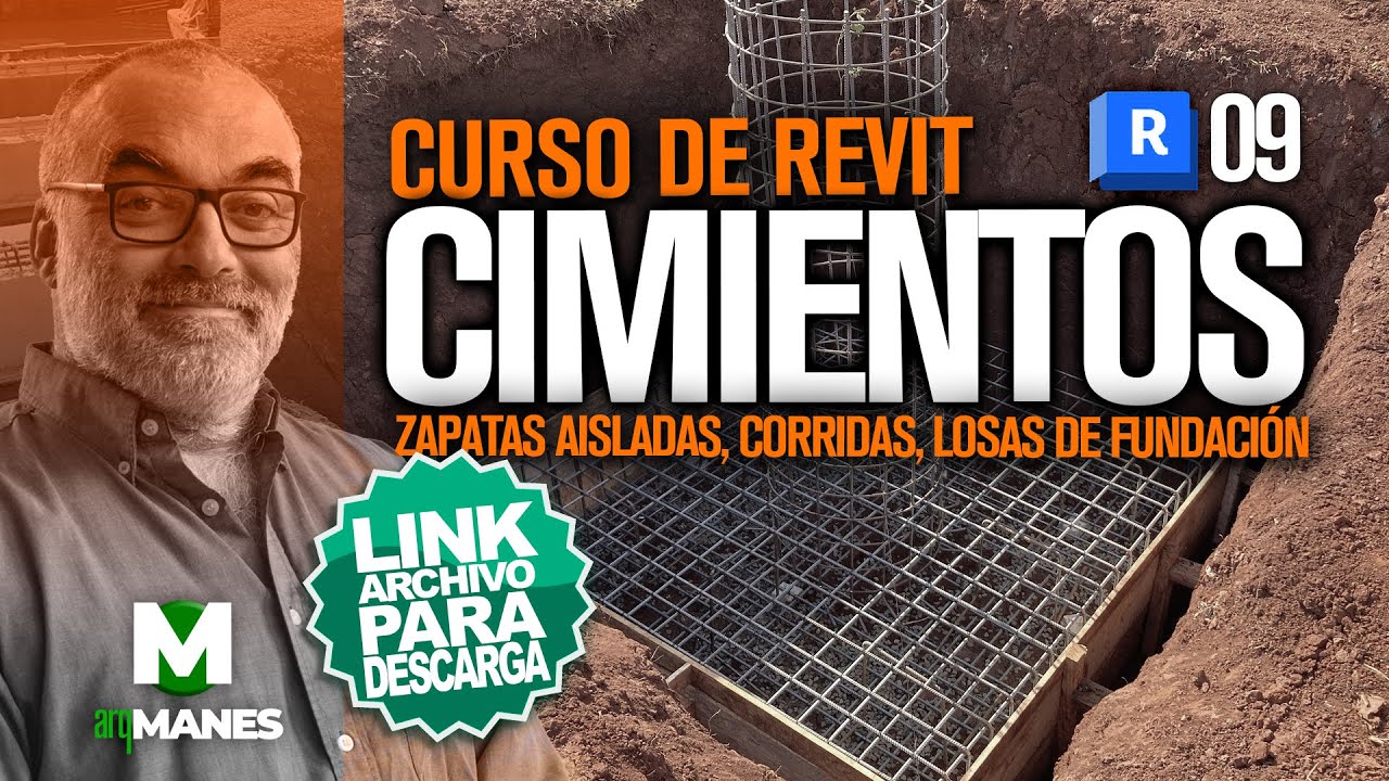 🔺FUNDACIONES🔺CIMENTACIONES​​​​​🔺ZAPATAS🔺REVIT TUTORIAL | AISLADA CORRIDA PLATEA CIMIENTOS curso