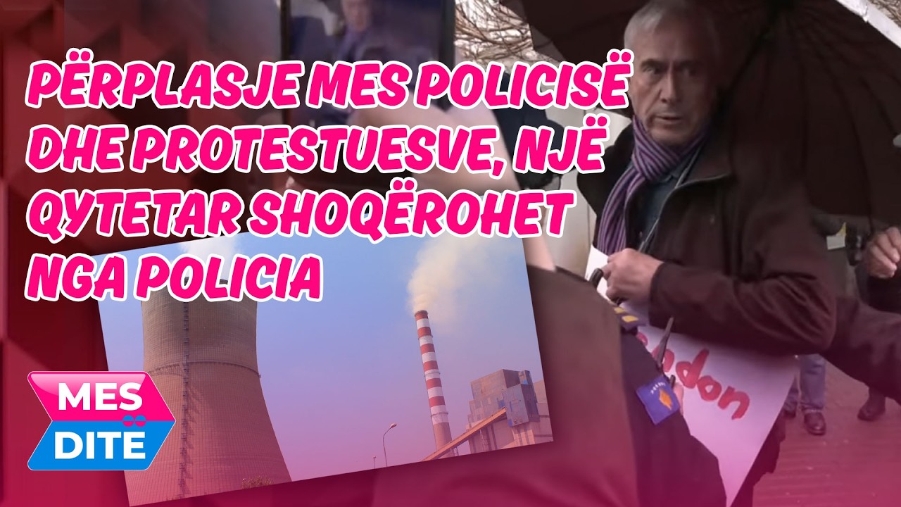 Përplasje mes policisë dhe protestuesve, një qytetar shoqërohet nga policia