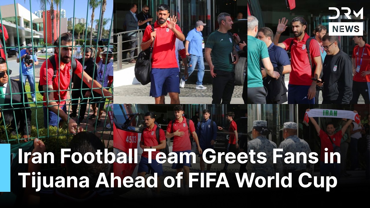 UNSEEN VIDEO: Iran Football Team Greets Fans in Tijuana Ahead of High-Stakes FIFA World Cup | AD1B