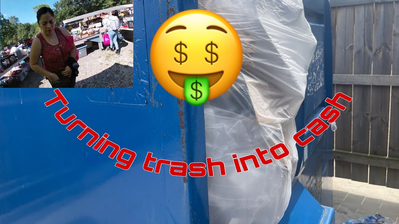 DUMPSTER FINDS SOLD AT THE FLEA MARKET