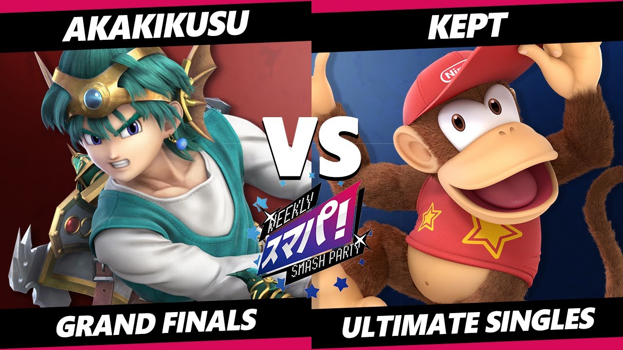 Sumapa 59 GRAND FINALS - Akakikusu (Hero) Vs. kept (Diddy Kong) SSBU Ultimate Tournament
