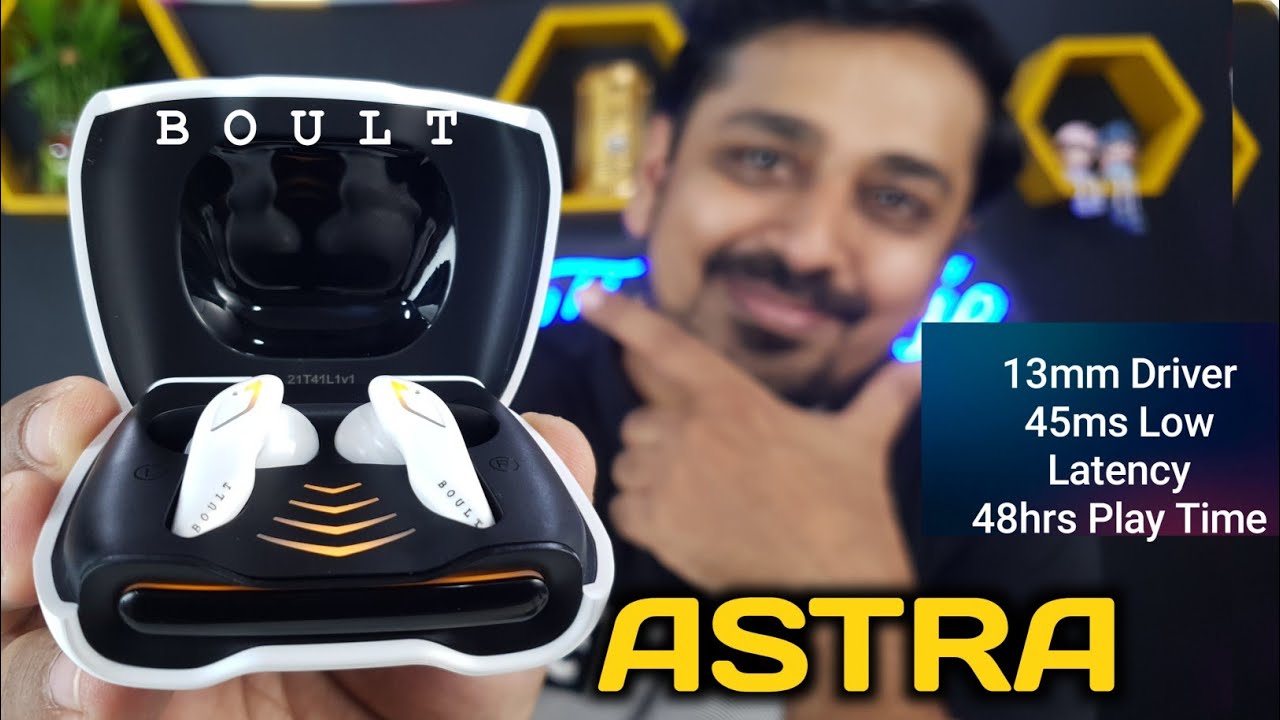 Dominate the Gameverse with Boult Astra Earbuds |48 hours of playtime, 40ms ultra-low latency,BT 5.3