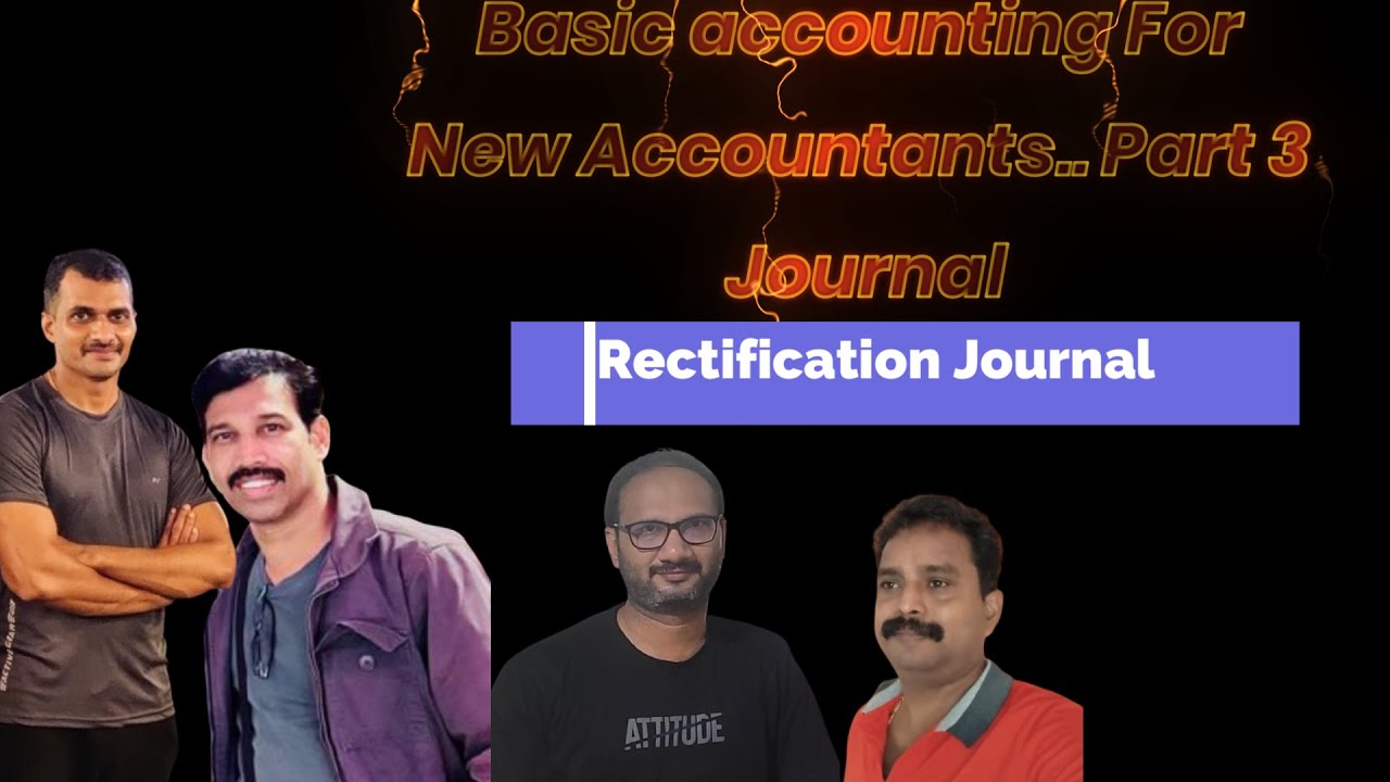 Rectification Journal - K Smart Accounts TRaining for New Accountants Part 3