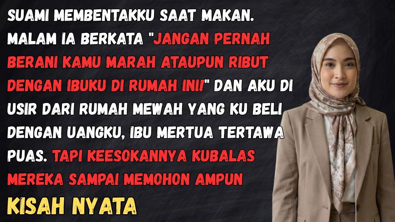 SUAMI BERANI MENG4NC4MKU DI RUMAHKU SENDIRI, PAGINYA AKU MEMBERI BALASAN TELAK!