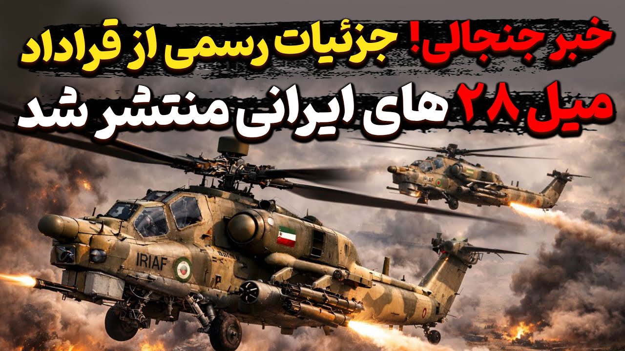 خبر جنجالی! تلاش عجیب ارتش ایران برای تصاحب هلی‌کوپتر های میل ۲۸!؟