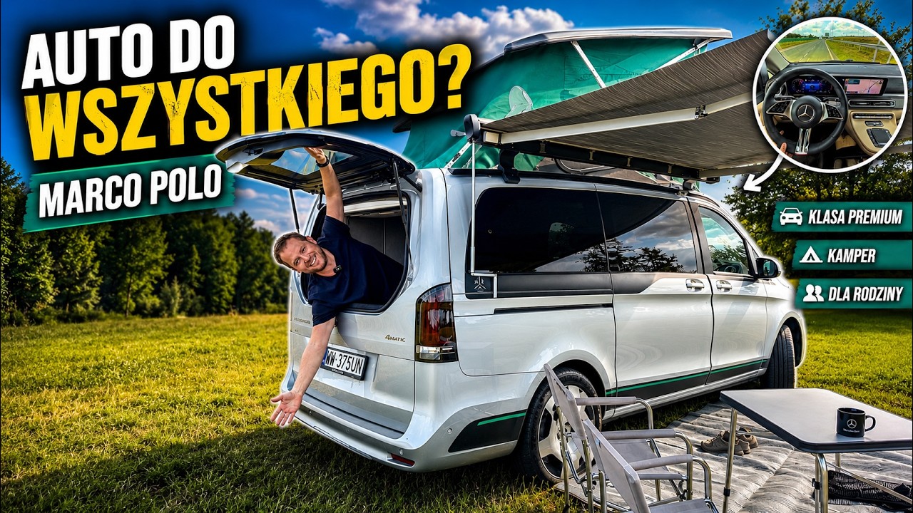 JEDNO AUTO DO WSZYSTKIEGO: NA CODZIEŃ I NA KEMPING. TEST MERCEDESA MARCO POLO PO 12 DNIACH