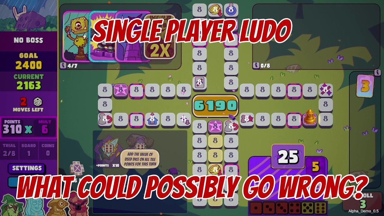 Ludo + Roguelike = Fun!! - Steam Demo Gameplay