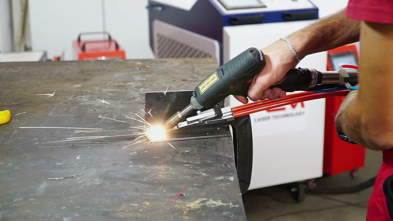 REM Laser - Prezentare aparat de curatat si sudura laser