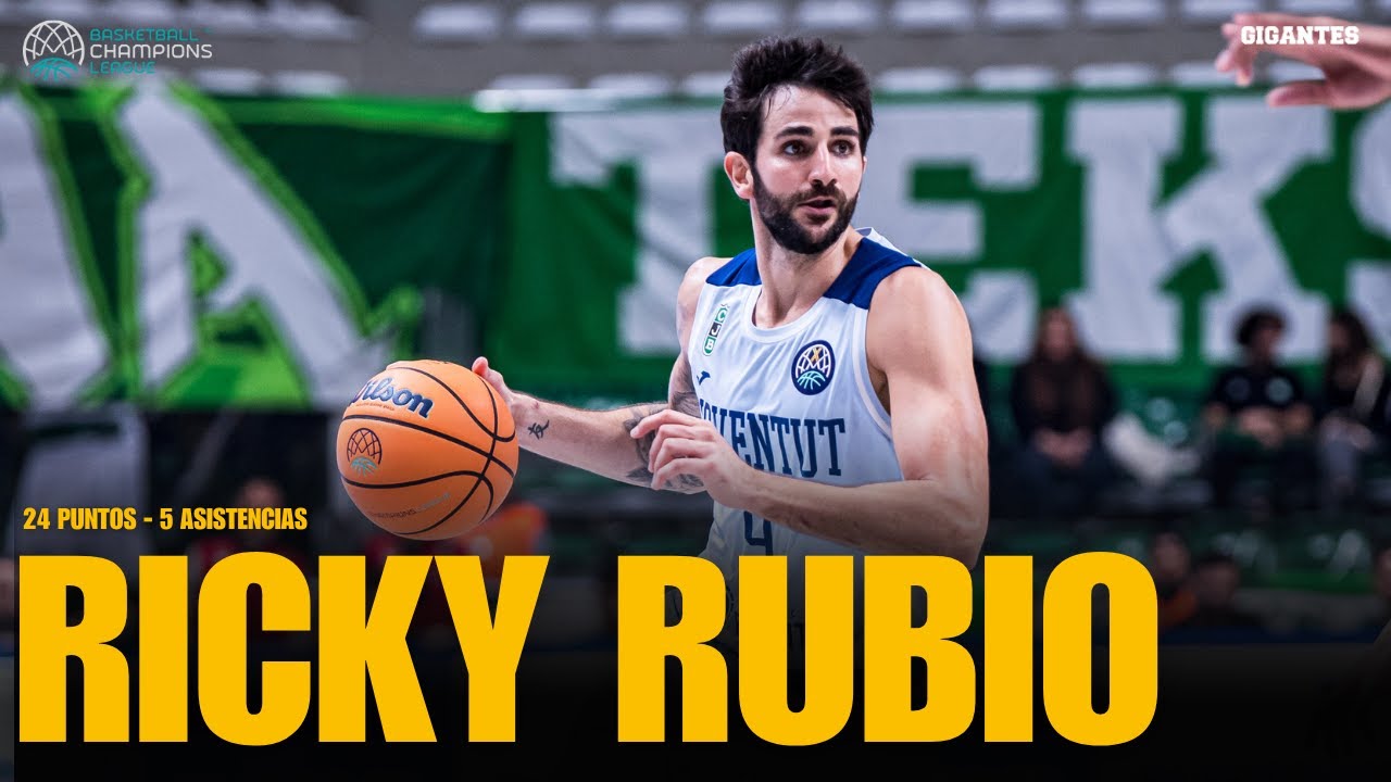 RICKY RUBIO (24 PUNTOS) SE SALE EN LA BCL CONTRA BURSASPOR | HIGHLIGHTS
