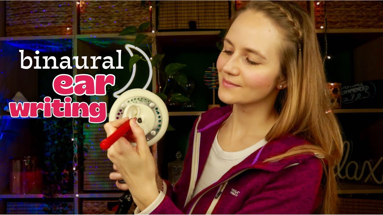 Binaural ASMR ↪️↩️ Writing, Doodling, Scribbling IN & ON Your Ears