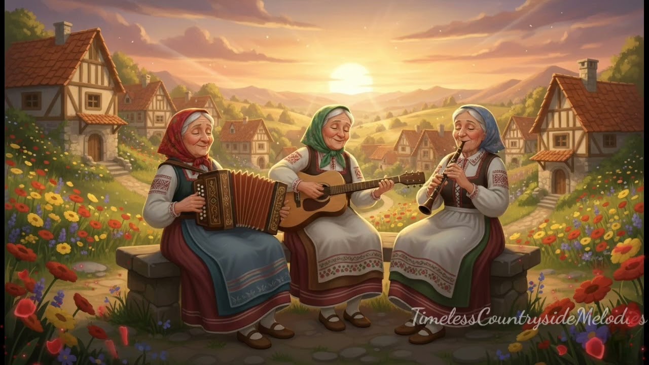Gentle & Warm Folk Music for Seniors | European Countryside Mood
