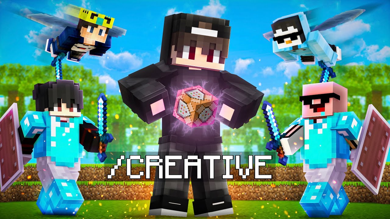 I Became IMMORTAL by Using CREATIVE MODE In This Minecraft SMP