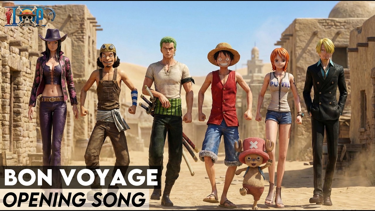 One Piece Opening - Bon Voyage | Cinematic AI Adaptation (Fan Made by ILOP) 4K
