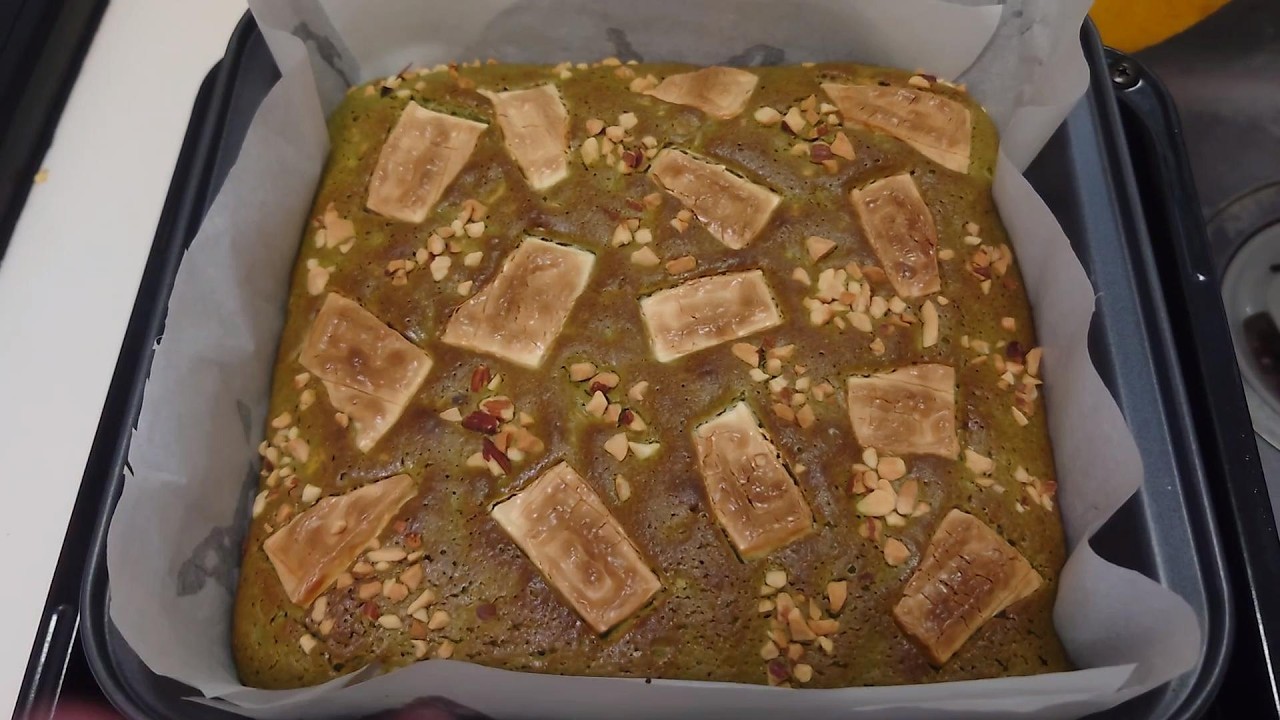 簡単抹茶ホワイトチョコブラウニー作った！