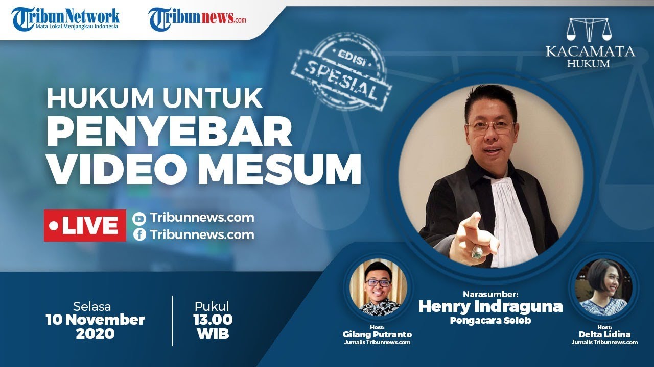 🔴 KACAMATA HUKUM: Hukum untuk Penyebar Video Mesum