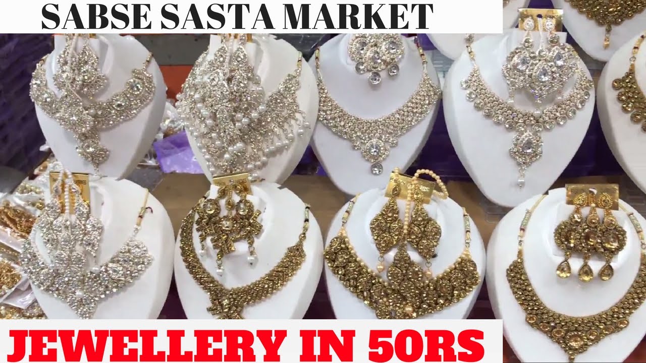 Cheapest Jewellery Market Ever [Wholesale/Retail] | Chandni Chowk | Delhi
