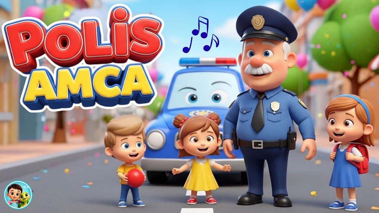 Polis Amca 🚓 | Eğlenceli Çocuk Şarkısı | Miniklerce TV