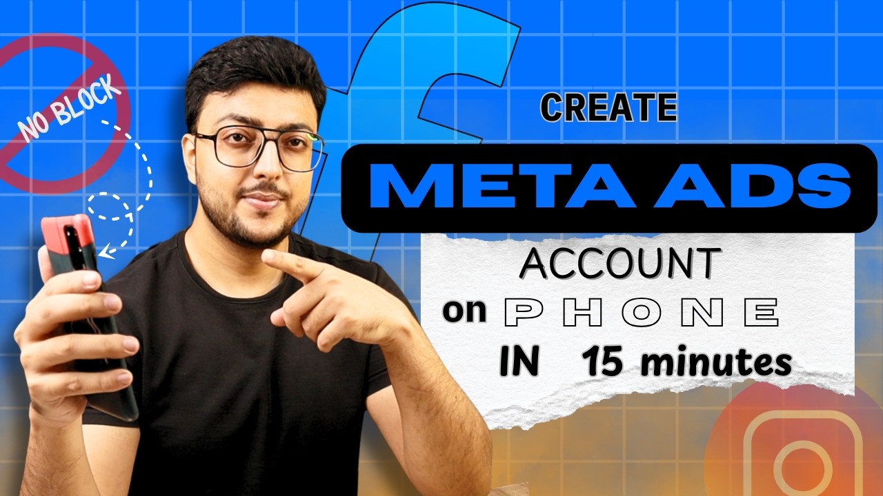 Create META ADS Account on MOBILE in 15 MINUTES with EASY STEPS