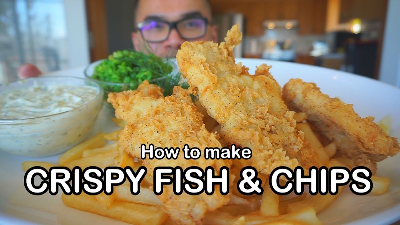 How to make CRISPY FISH & CHIPS