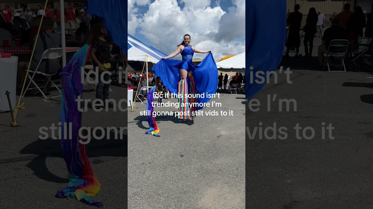 Still my favorite audio for stilt walking videos 😂 #stilts #stiltwalker #stiltwalking
