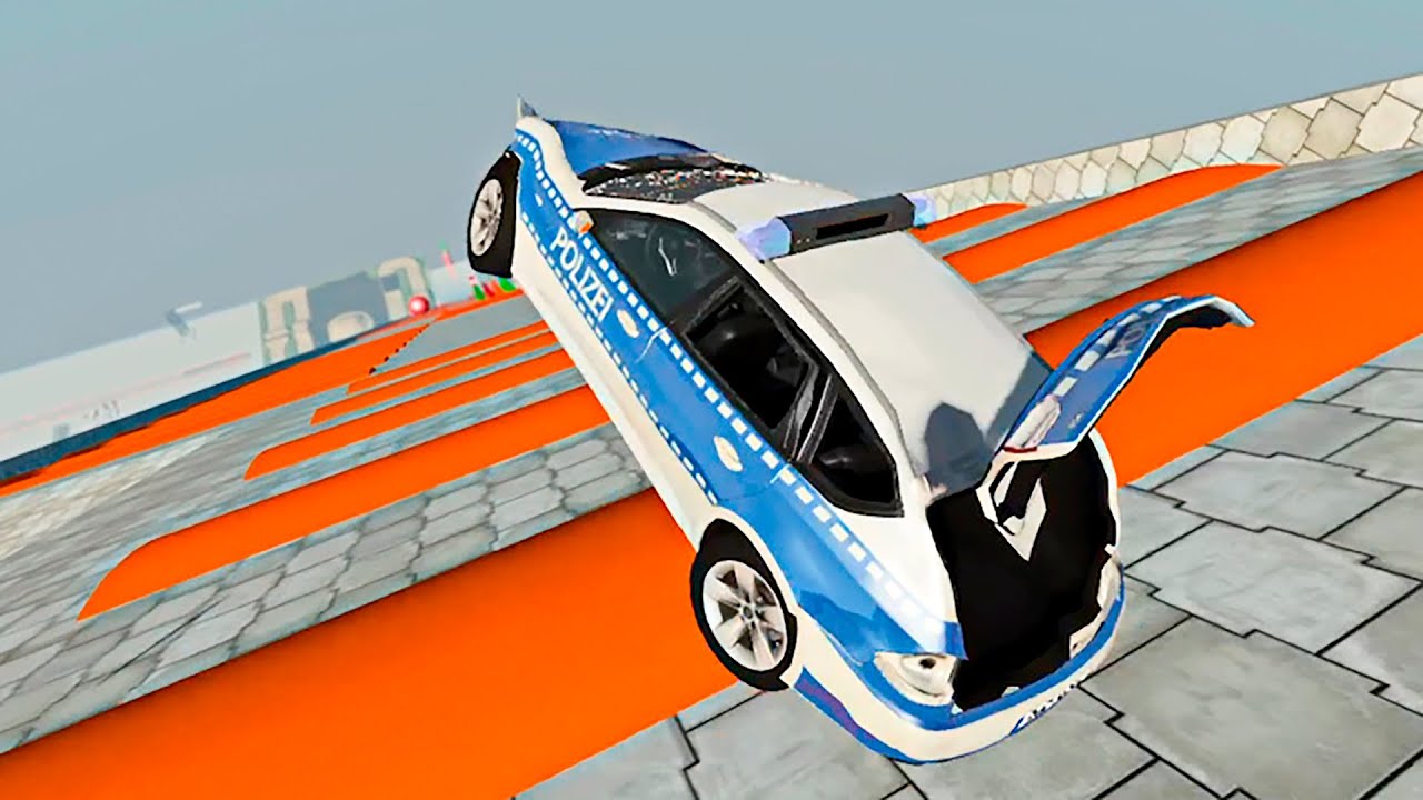 BeamNG Drive Satisfying Car Crashes #2 [4K 60 FPS]