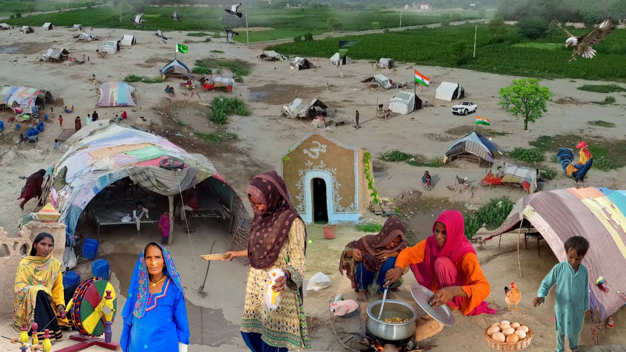 A Day in the Life of Hut Nomads | Pakistani Gypsies | Pakistan Village Life