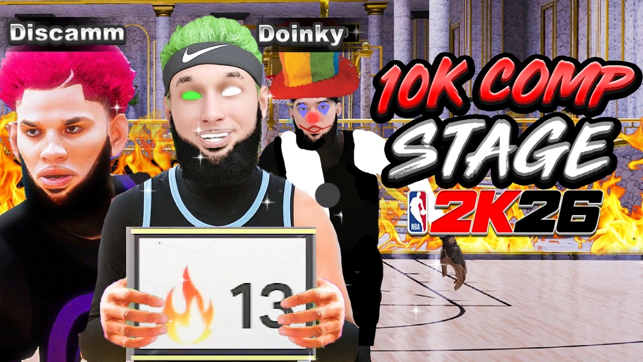 THE FUNNIEST TRIO ON NBA2K26 WENT ON A HUGE WINSTREAK IN THE 10K COMPSTAGE! NBA2K26 GAMEPLAY!