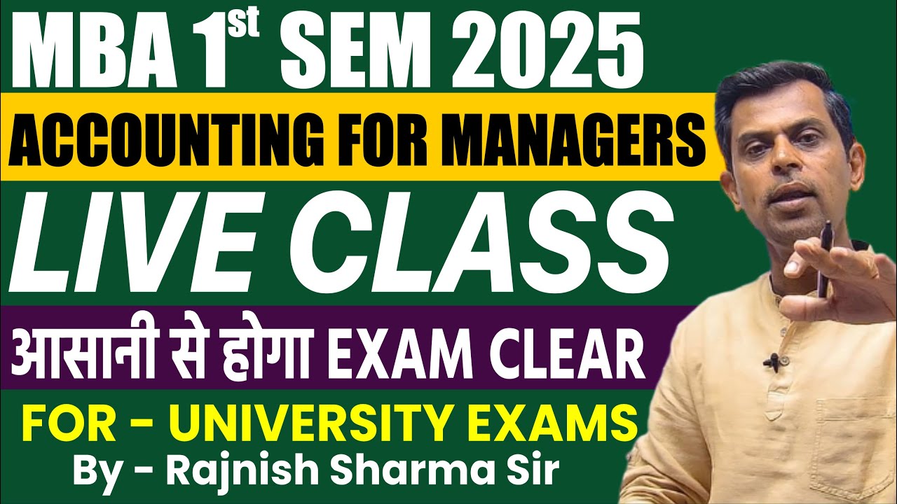 Depreciation | Financial Accounting | Accounting For Managers | Mba 1st Sem | Rajnish Sharma Sir |