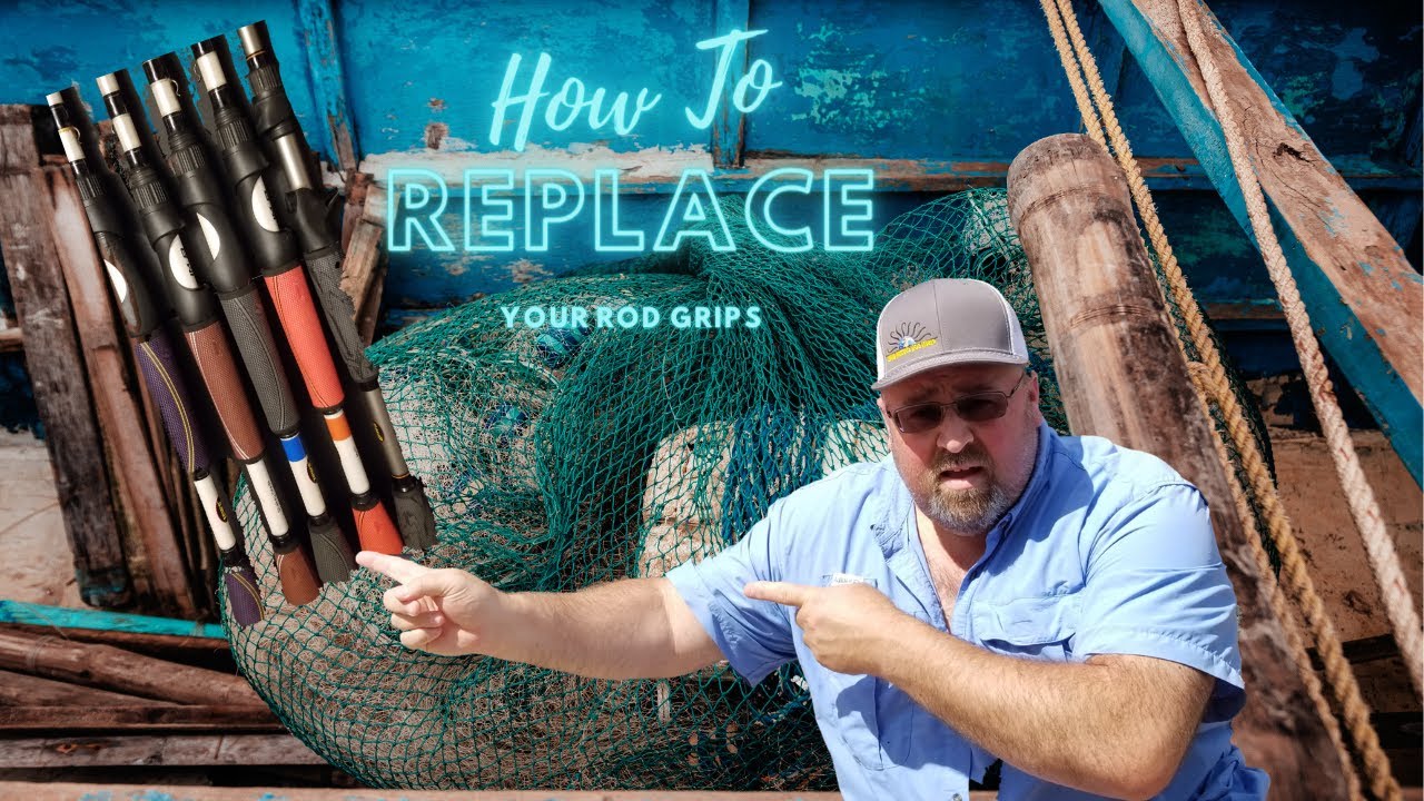 How To Replace Fishing Rod Winn Grips