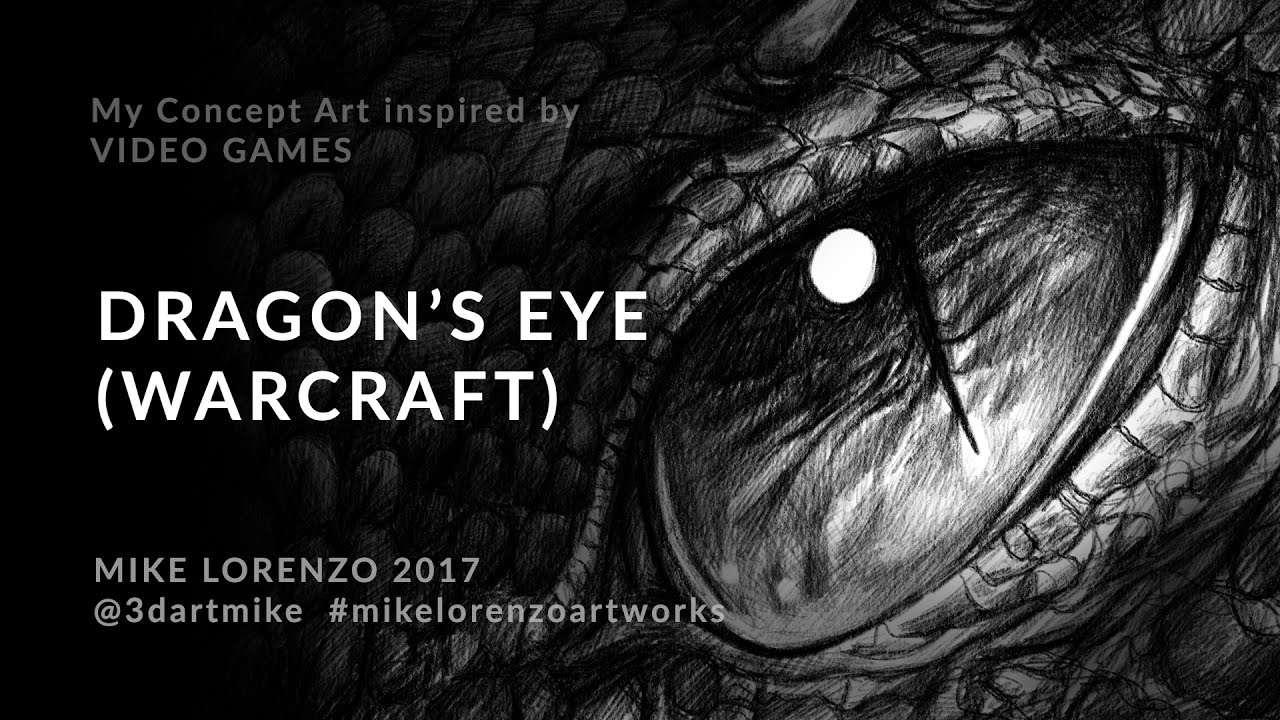 Dragon's eye / Ojo de drag&oacute;n #warcraft #procreate #dragon #mikelorenzoartworks