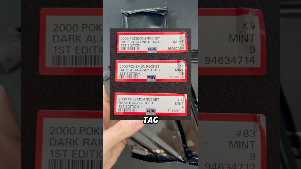 TAG Results Cracking PSA Pokemon Cards