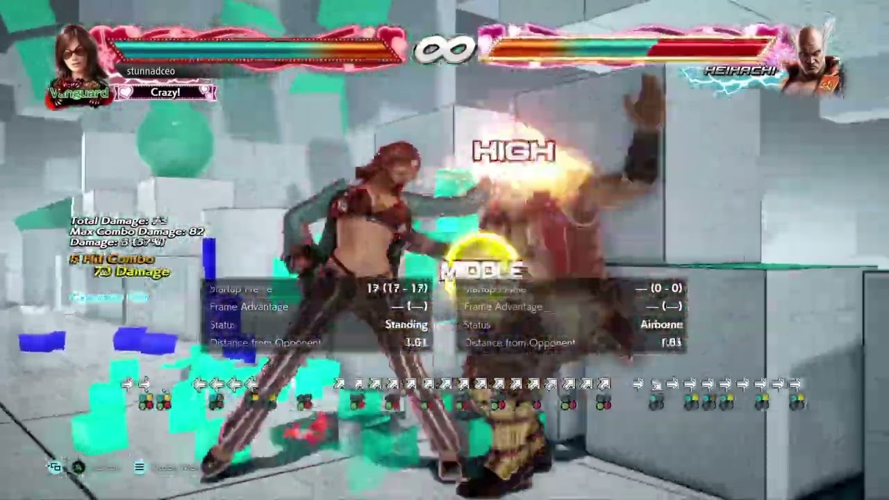 Tekken 7 Katarina's Wall Stun counter hit rage drive combo 110 damage (Not Guarantee)