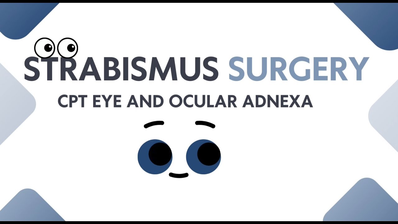 STRABISMUS SURGERY|CPT|MEDICAL CODING AND BILLING