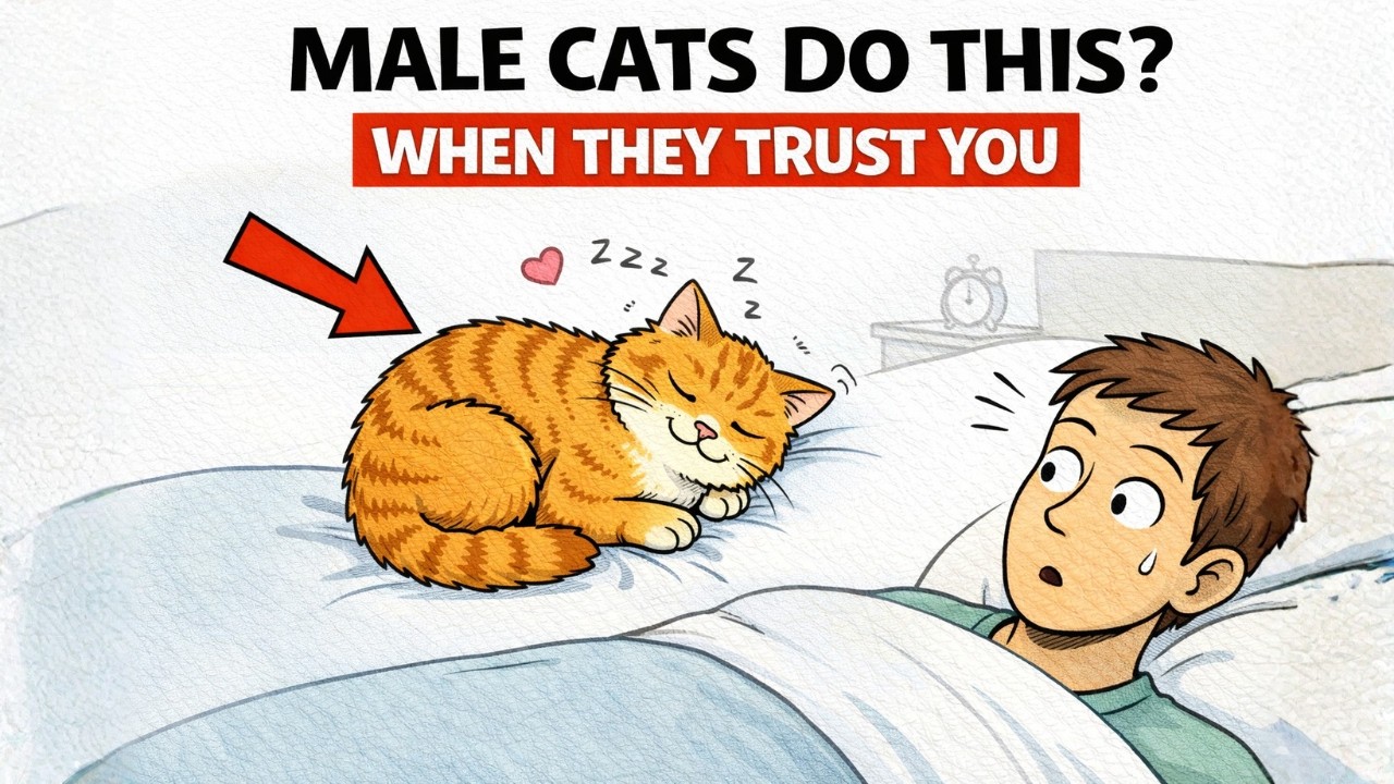 Why Male Cat Sleeps With You - It Means More Than You Think