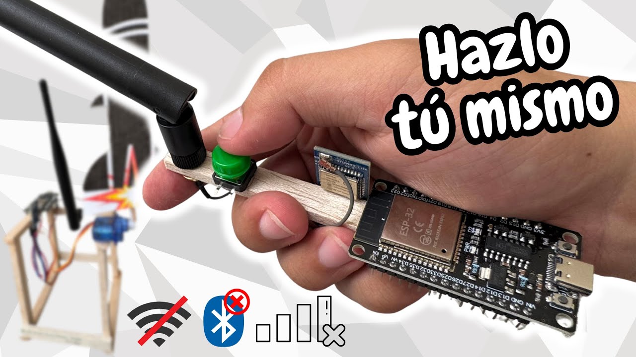 🚀 Enciende cosas a KILÓMETROS 😱 | Increíble DIY ESP32+RYLR993