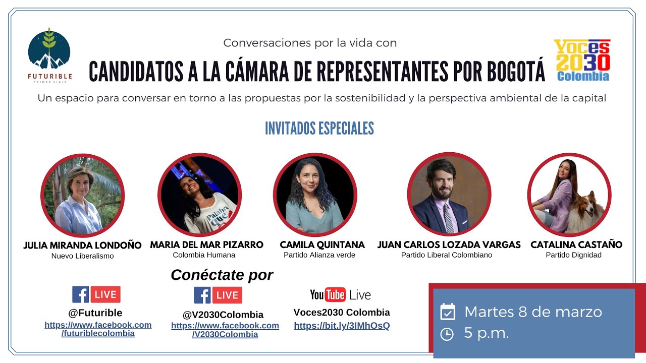 Conversaciones por la vida con Candidatos a la Cámara de Representantes por #Bogotá