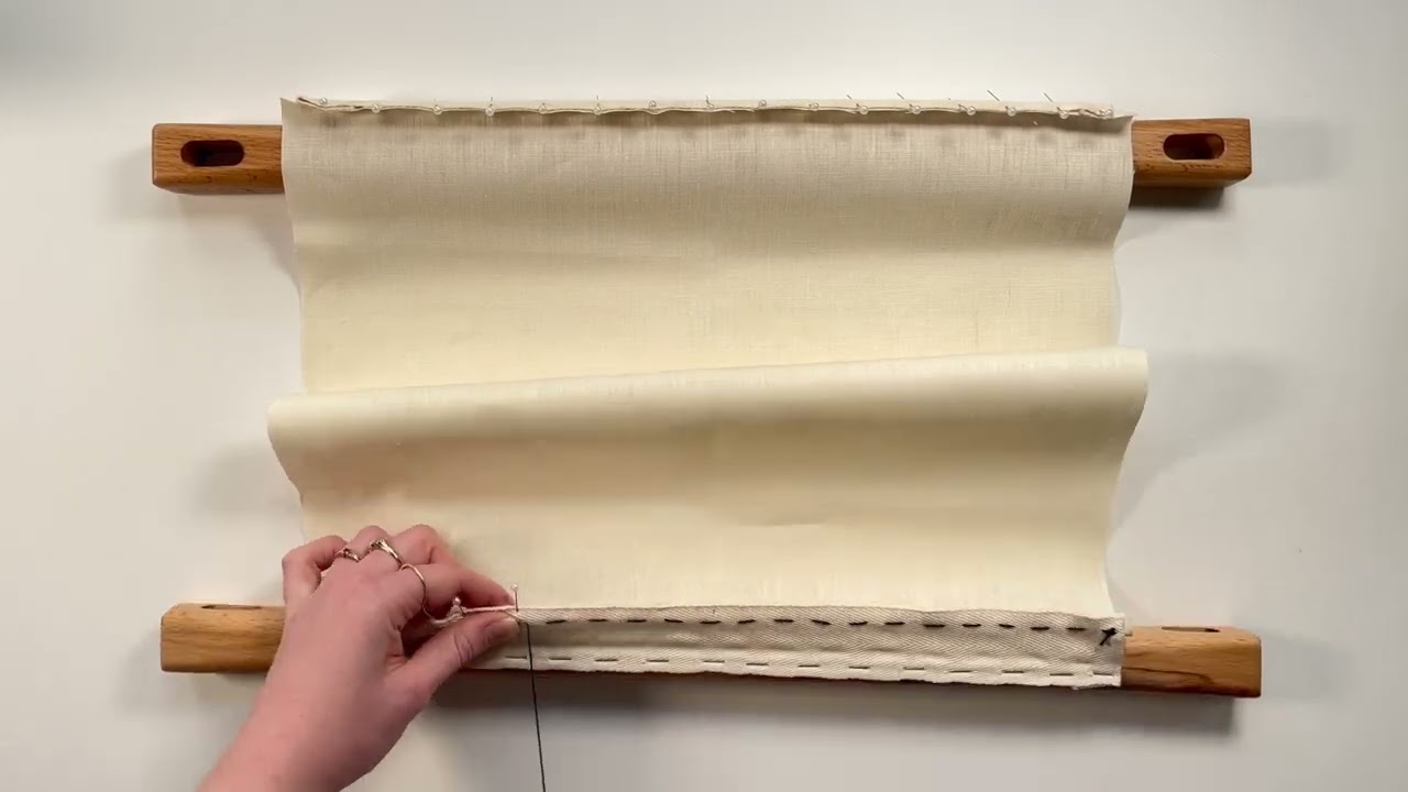 Embroidery Fundamentals: Framing Up a Slate Frame