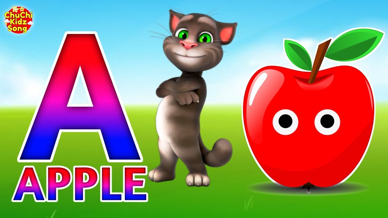 Песенка про алфавит - Алфавит - ABC и 123 - A для яблока 🍎 - Фонетика - Детские песни и стишки дл...
