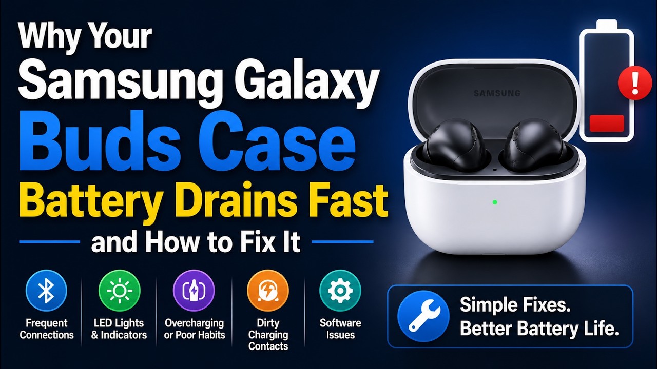 Why Your Samsung Galaxy Buds Case Battery Drains Fast and How to Fix It