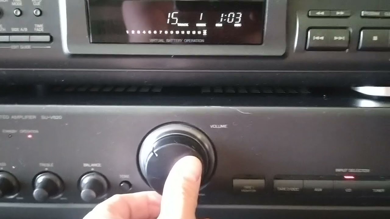 Полный усилитель из 90-х: Technics SU-V620