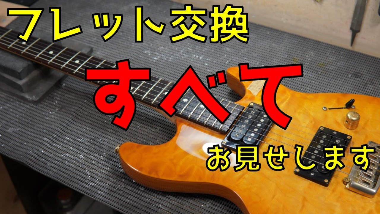 詳しすぎるフレット交換の方法　LIVE