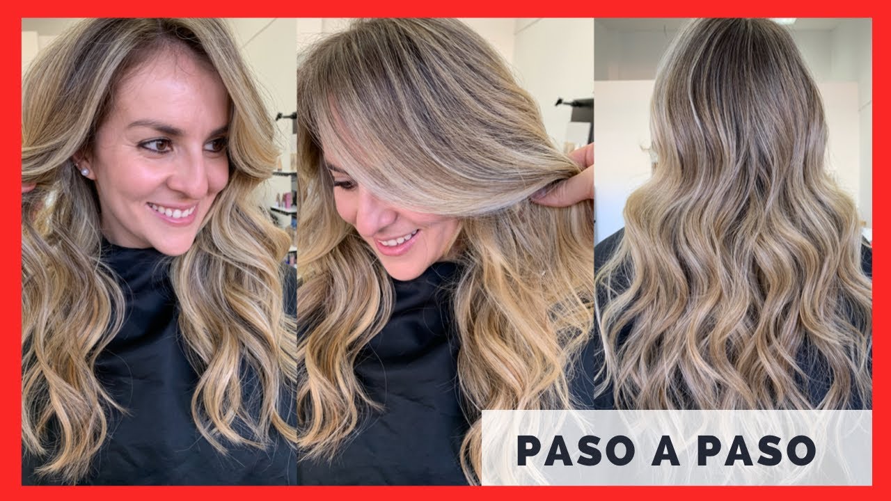 Como (( ESFUMAR RAIZ )) de un  BALAYAGE ⁉️ Tecnica Para corregir o Apagar  raíces de  BALAYAGE ✅