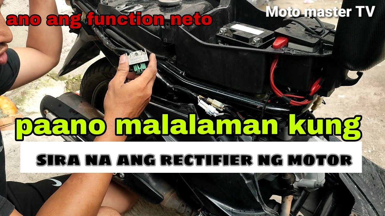 rectifier o voltage regulator ng mio sporty paano malalaman kung sira na.