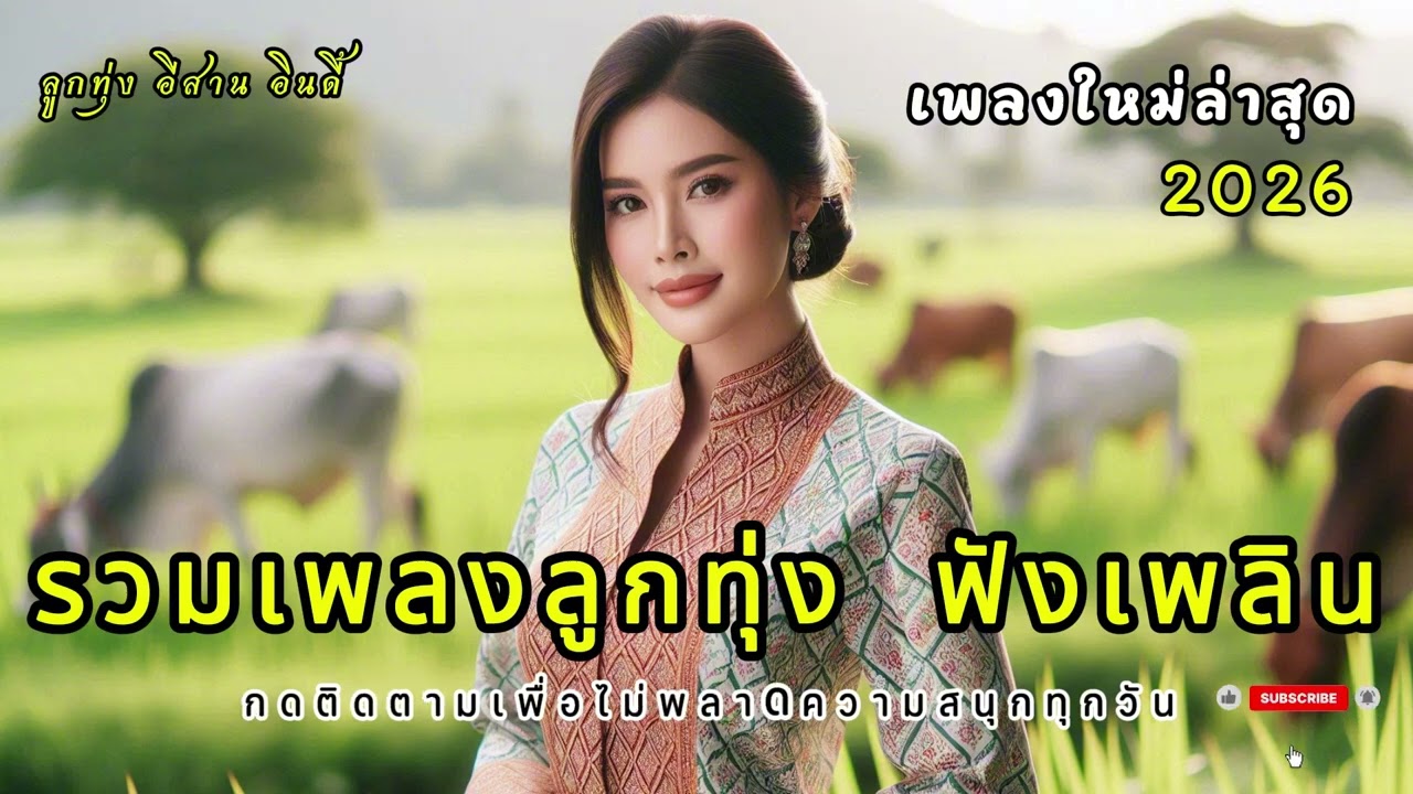 เพลงลูกทุ่งเพราะๆ 2026  คนไกลบ้าน ฟังเพลิน ฟังสบาย ในวันทำงาน เพลงใหม่ล่าสุด เติมกำลังใจ