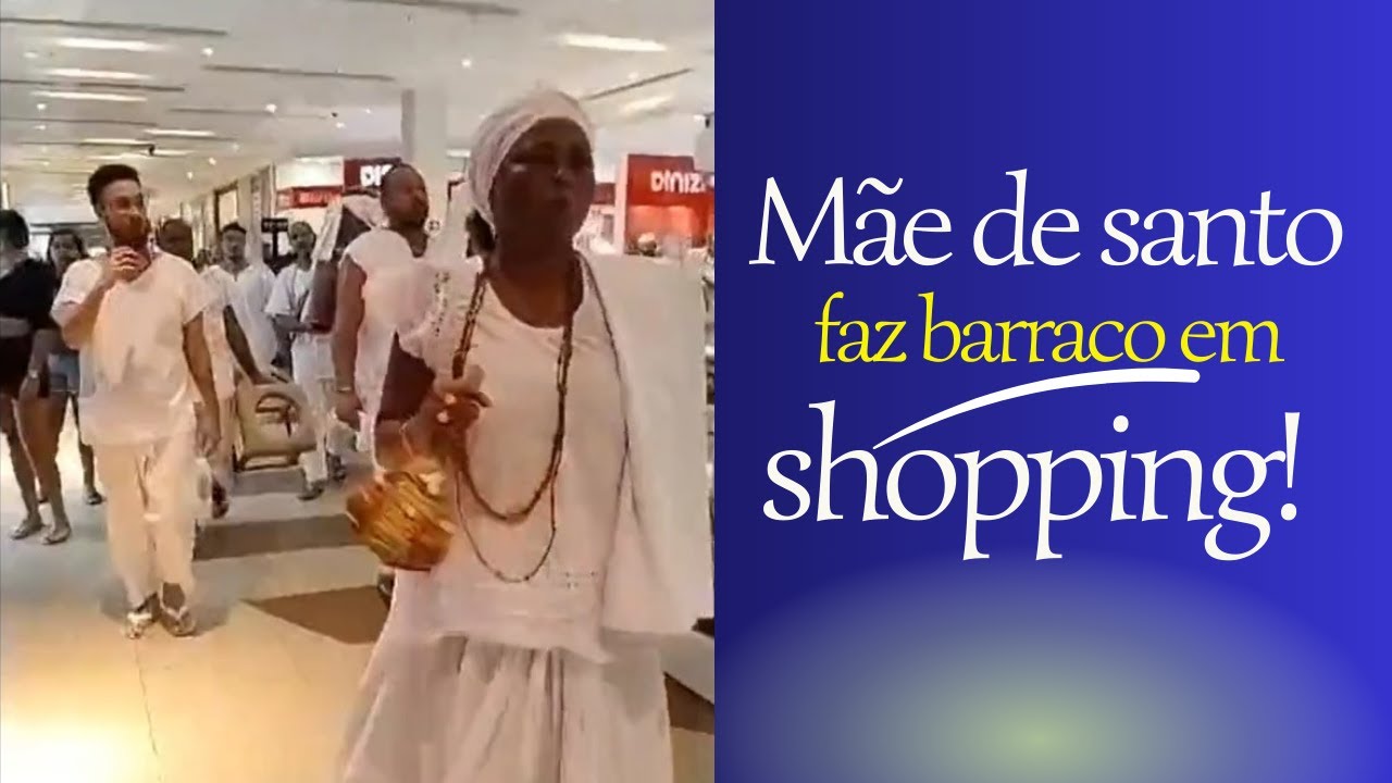 Mãe de santo faz barraco em shopping! #umbanda #candomblé #intoleranciareligiosa