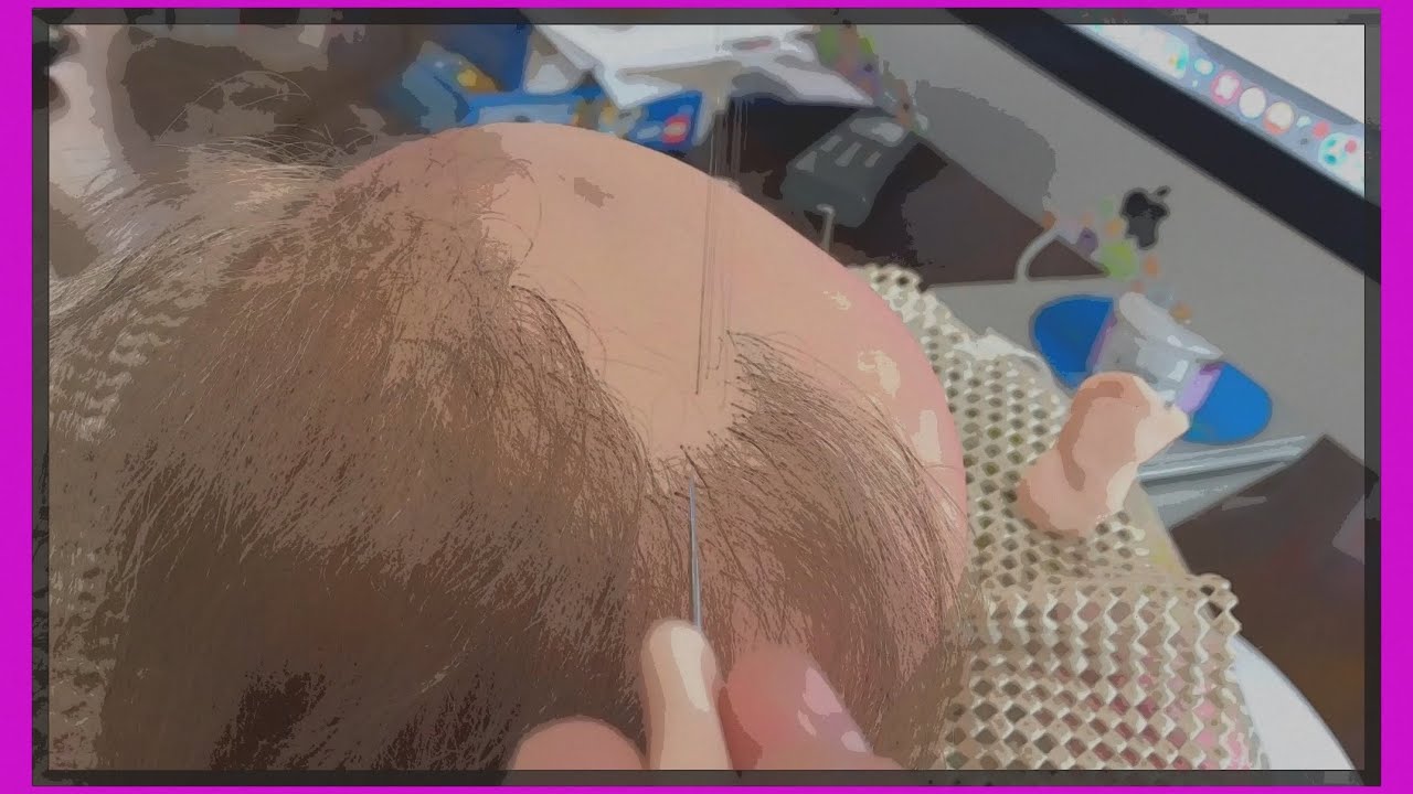 How Do Baby’s Get Hair? Rooting Reborn Baby Doll | nlovewithreborns2011