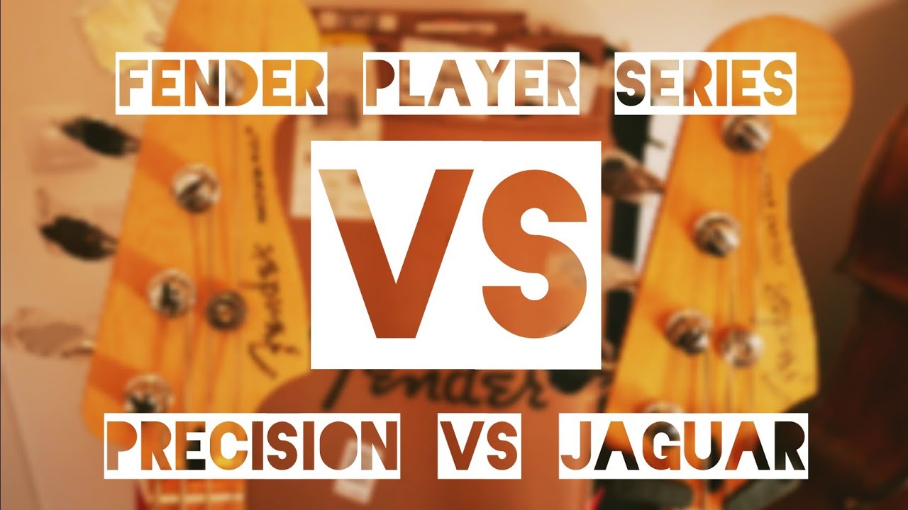 Fender Player P bass vs Fender Player Jaguar bass.
