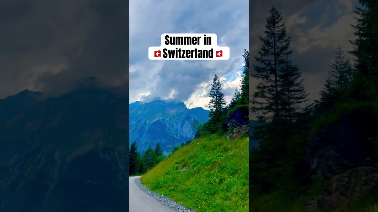 Summer in Switzerlan🇨🇭  #swisslandscape #travel #mountains #nature #hiking #alps