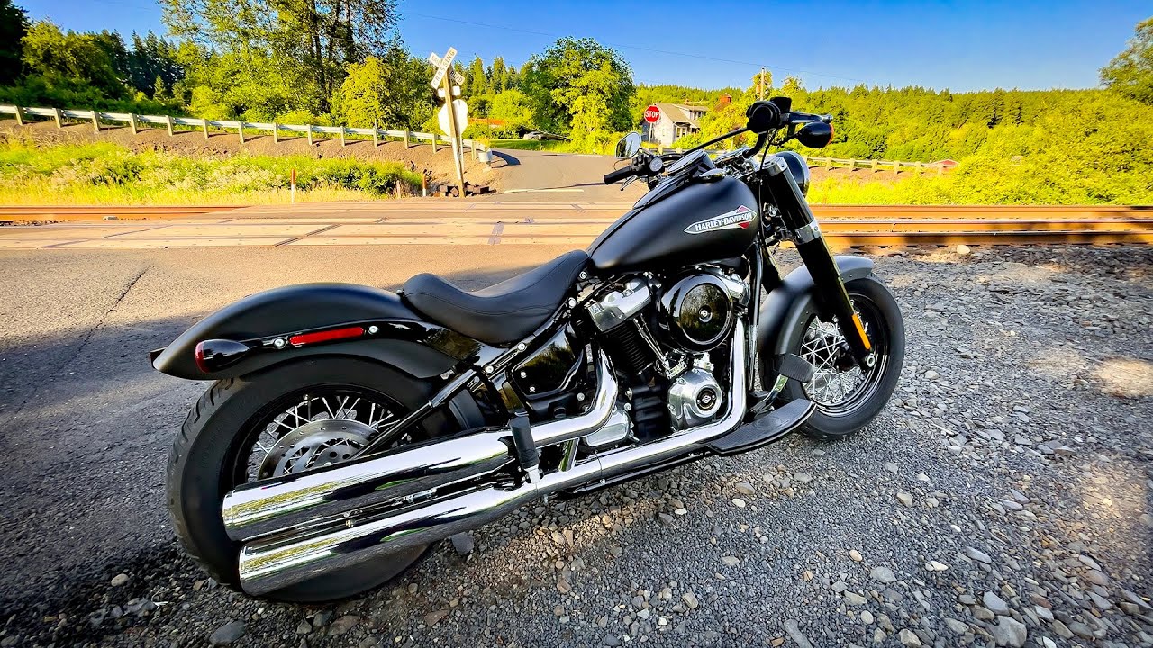 She Waits In the Heat!! • 100º Softail Slim Ride! | TheSmoaks Vlog_2050
